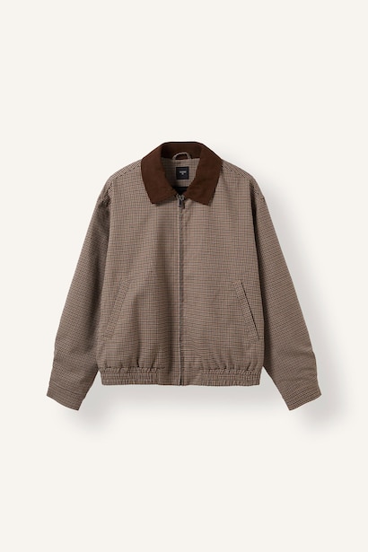 Regular Fit Kareli Ceket Mont