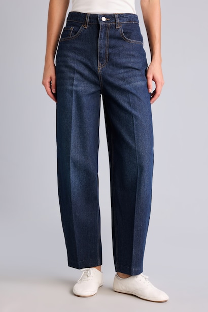 Denim High Waist Trousers