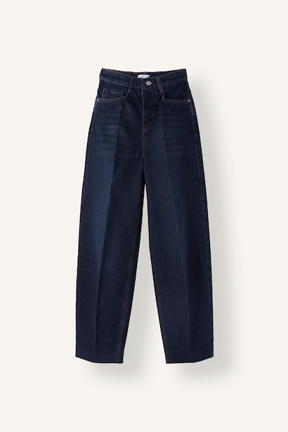 Denim High Waist Trousers