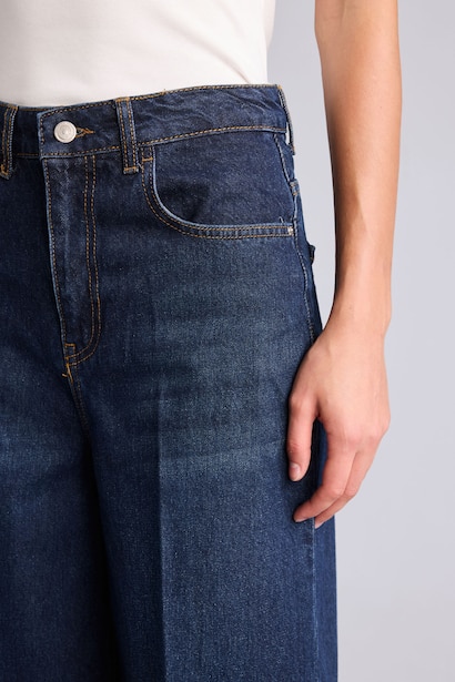 Denim High Waist Trousers