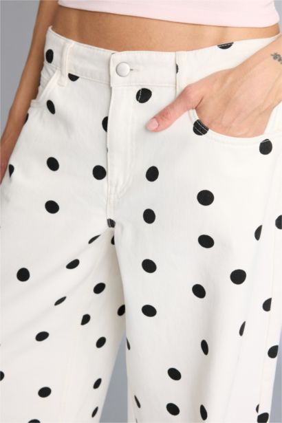 Afra x Defacto Baggy Fıt Cepli Normal Bel  Gabardin Pantolon