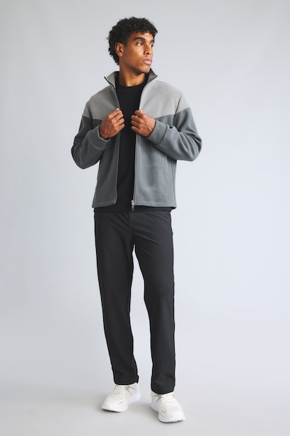 Slim Fit Dik Yaka Fermuarlı Mont