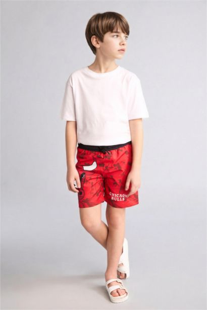 NBA Chıcago Bulls Deniz Şortu Erkek Çocuk