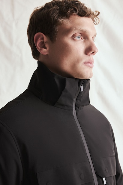 Regular Fit Hooded Waterproof Jacket