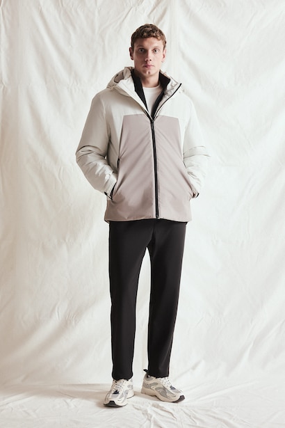 Su İtici Regular Fit Kapüşonlu Mont