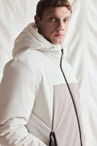 Su İtici Regular Fit Kapüşonlu Mont