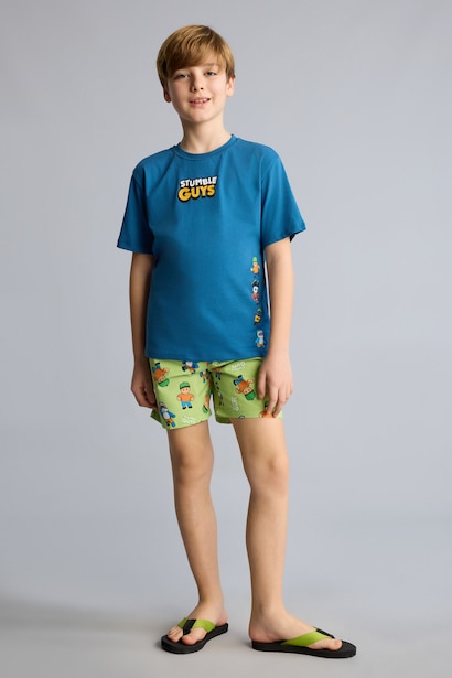 Stumble Guys Deniz Şortu Erkek Çocuk