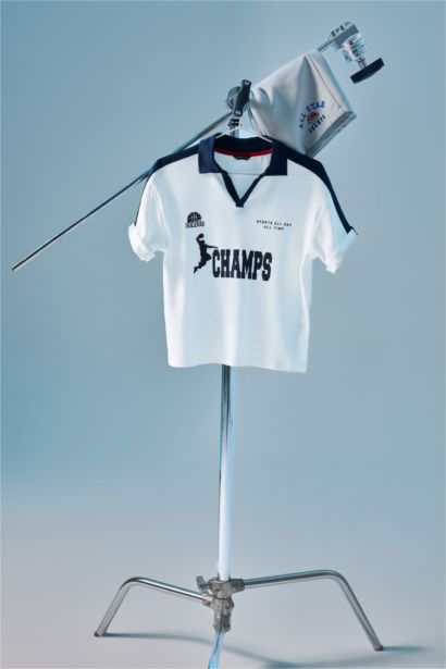 Boy 100% Cotton Oversize Printed Polo T-Shirt