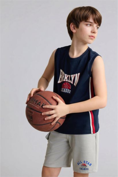 Boy Regular Fit Printed Tank Top