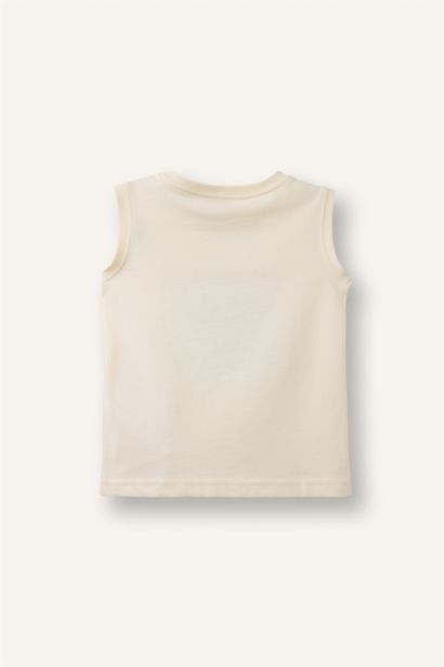 Baby Boy Regular Fit Flower Tank Top