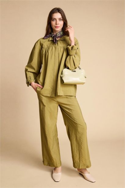 Regular Fıt Paraşüt Pantolon