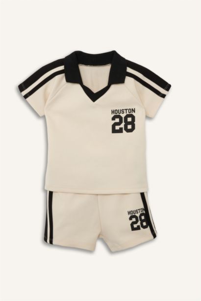 Baskılı 2'li Takım Erkek Bebek