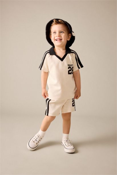 Baby Boy Slogan Print 2 Piece Set
