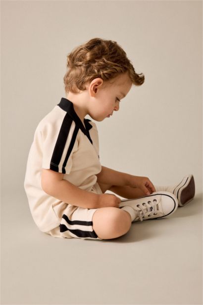 Baby Boy Slogan Print 2 Piece Set