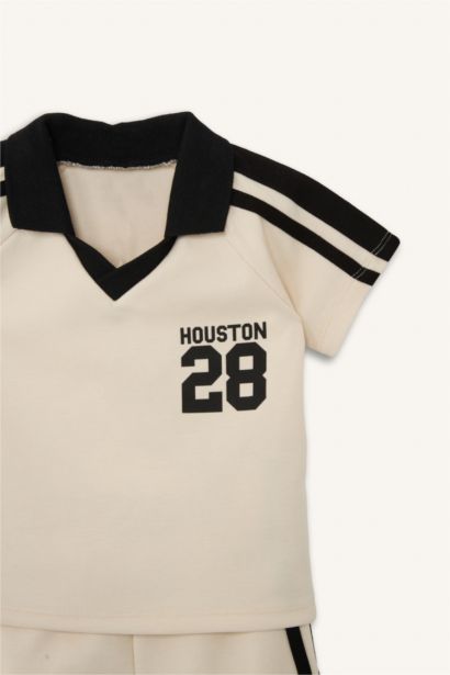 Baskılı 2'li Takım Erkek Bebek