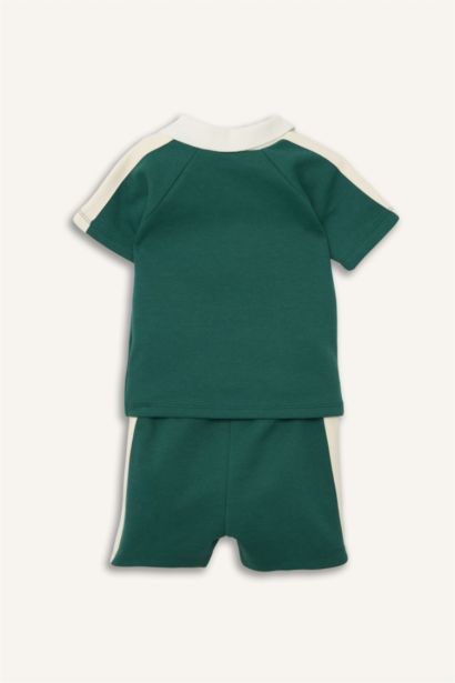 Relaxed Fit Slogan Baskılı Takım Erkek Bebek