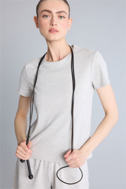 Standart Fit Kısa kollu Pamuklu Tişört