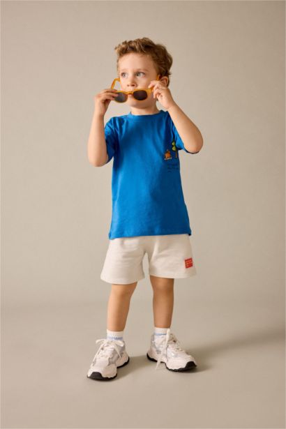 Baby Boy 2 piece Regular Fit T-Shirt Shorts Set