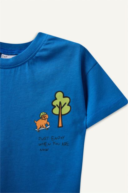 Araç Baskılı 2'li Takım Erkek Bebek