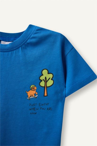 Baby Boy 2 piece Regular Fit T-Shirt Shorts Set