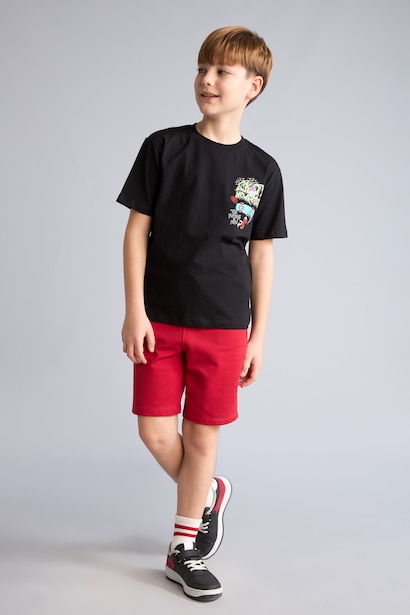 Boy Oversize Fit Cotton 100% Shorts
