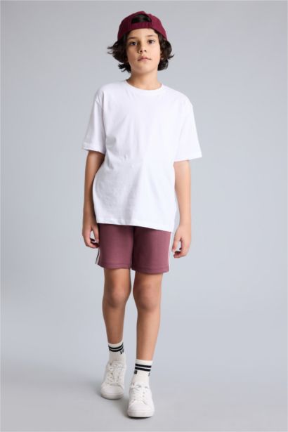 Beli Lastikli Modal Şort Erkek Çocuk