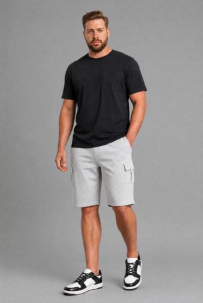 Relax Fit Thin Sweatshirt Fabric Regular Hem Tall Short
