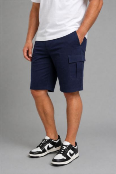 Relax Fit Straight Leg Long Shorts