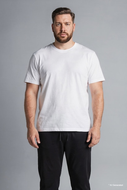 100% Cotton Plus Size T-Shirt