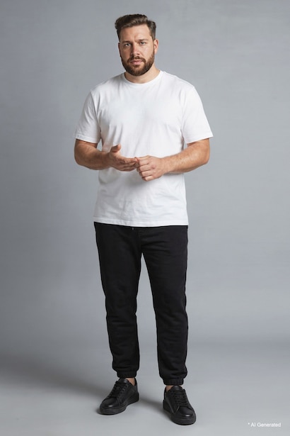 100% Cotton Plus Size T-Shirt