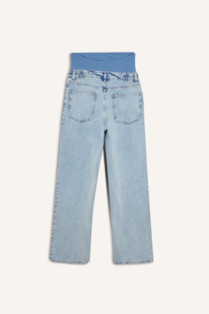 Wide Leg Hamile Jean Pantolon