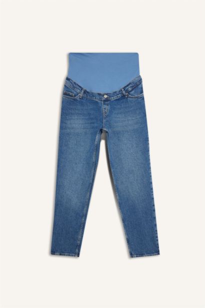 Straight Fit Bilek boy Hamile Jean Pantolon