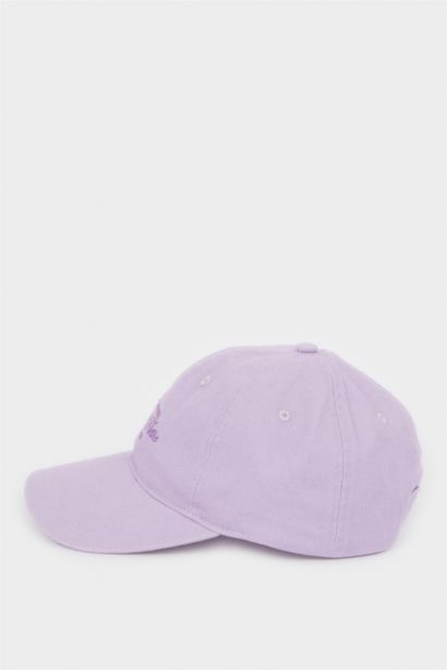 Kadın Nakışlı Pamuklu Cap Şapka