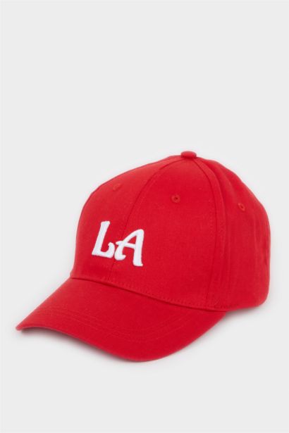 Kadın Nakışlı Pamuklu Cap Şapka