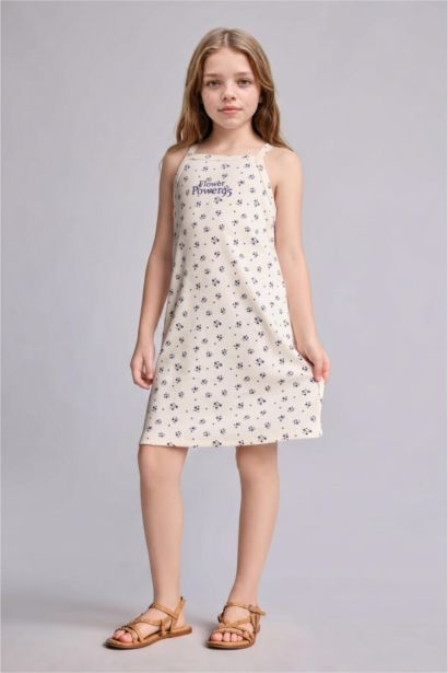 Robe en coton sans manches pour fille
