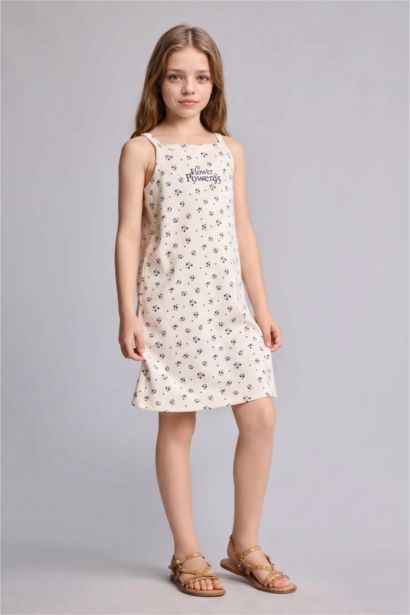 Robe en coton sans manches pour fille