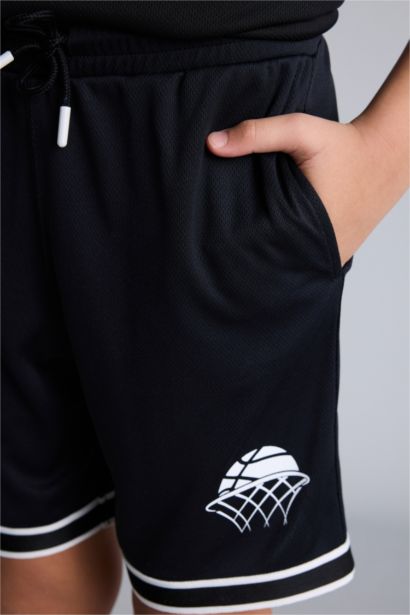 شورت رياضي ميش اوفر سايز