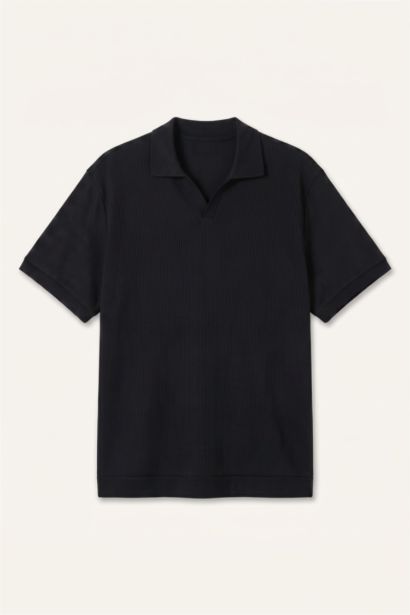 Polo grande taille à manches courtes Coupe régulière