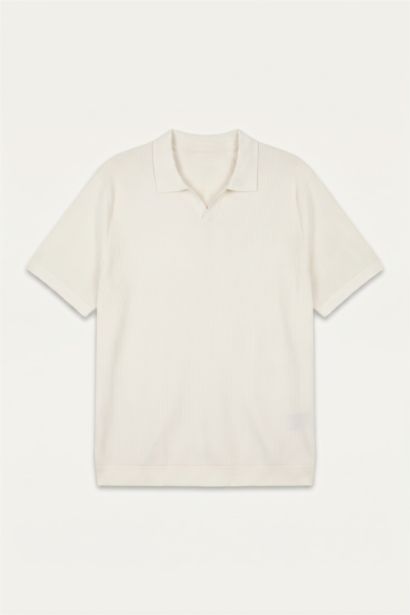 Polo grande taille à manches courtes Coupe régulière