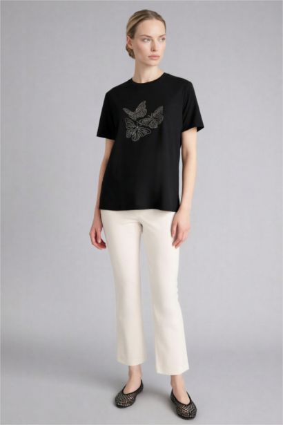 Relax Fit Crew Neck Short Sleeve T-Shirt