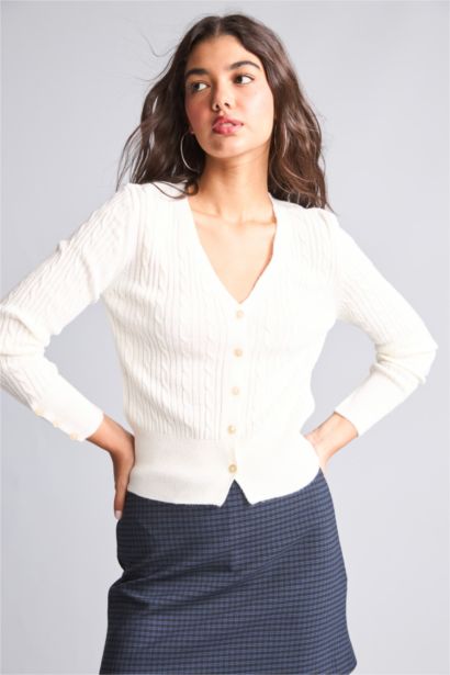 Slim Fit Knitwear Cardigan