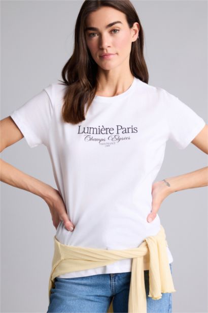 Relax Fıt Baskılı Tişört