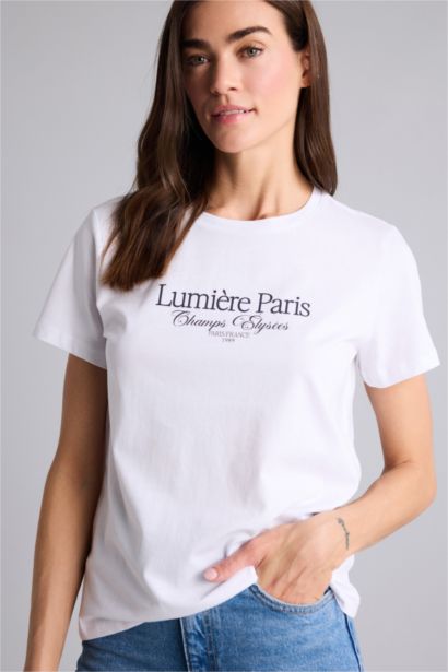 Relax Fıt Baskılı Tişört