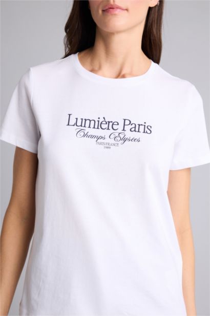 Relax Fıt Baskılı Tişört