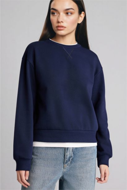 Relax Fit Basic Sweatshirt