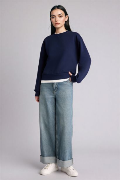 Relax Fit Basic Sweatshirt