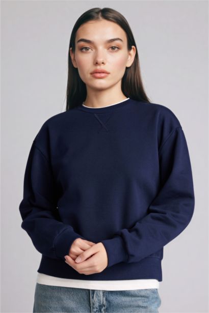 Relax Fit Basic Sweatshirt