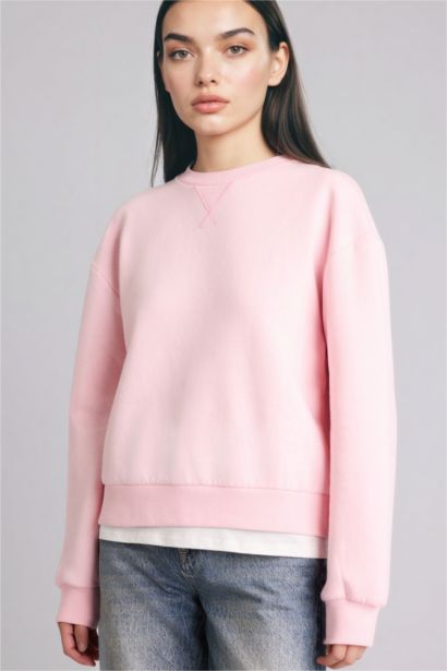 Relax Fit Basic Sweatshirt