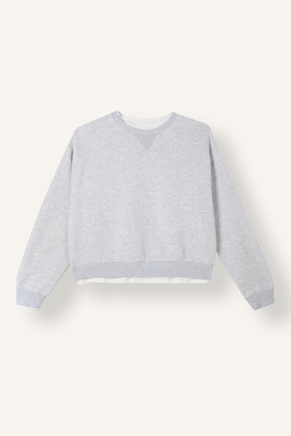 Relax Fıt Basıc Sweatshirt