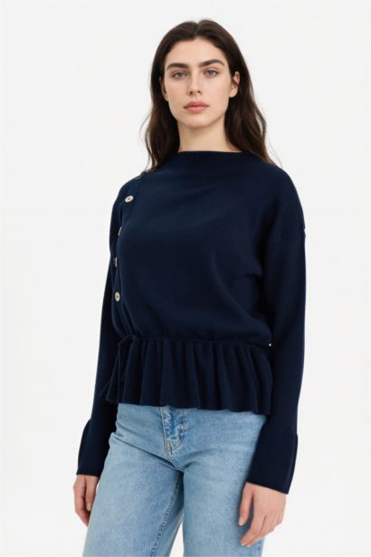 Regular Fit Boat Collar Pullover